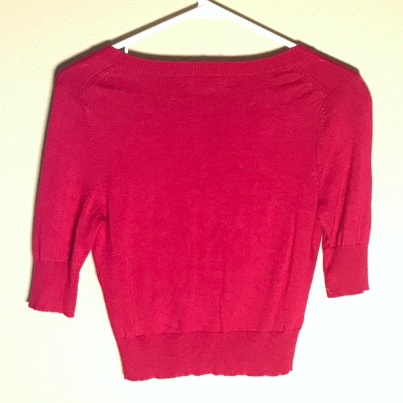 Express Raspberry Crystal Sweater S - Picture 2 of 6